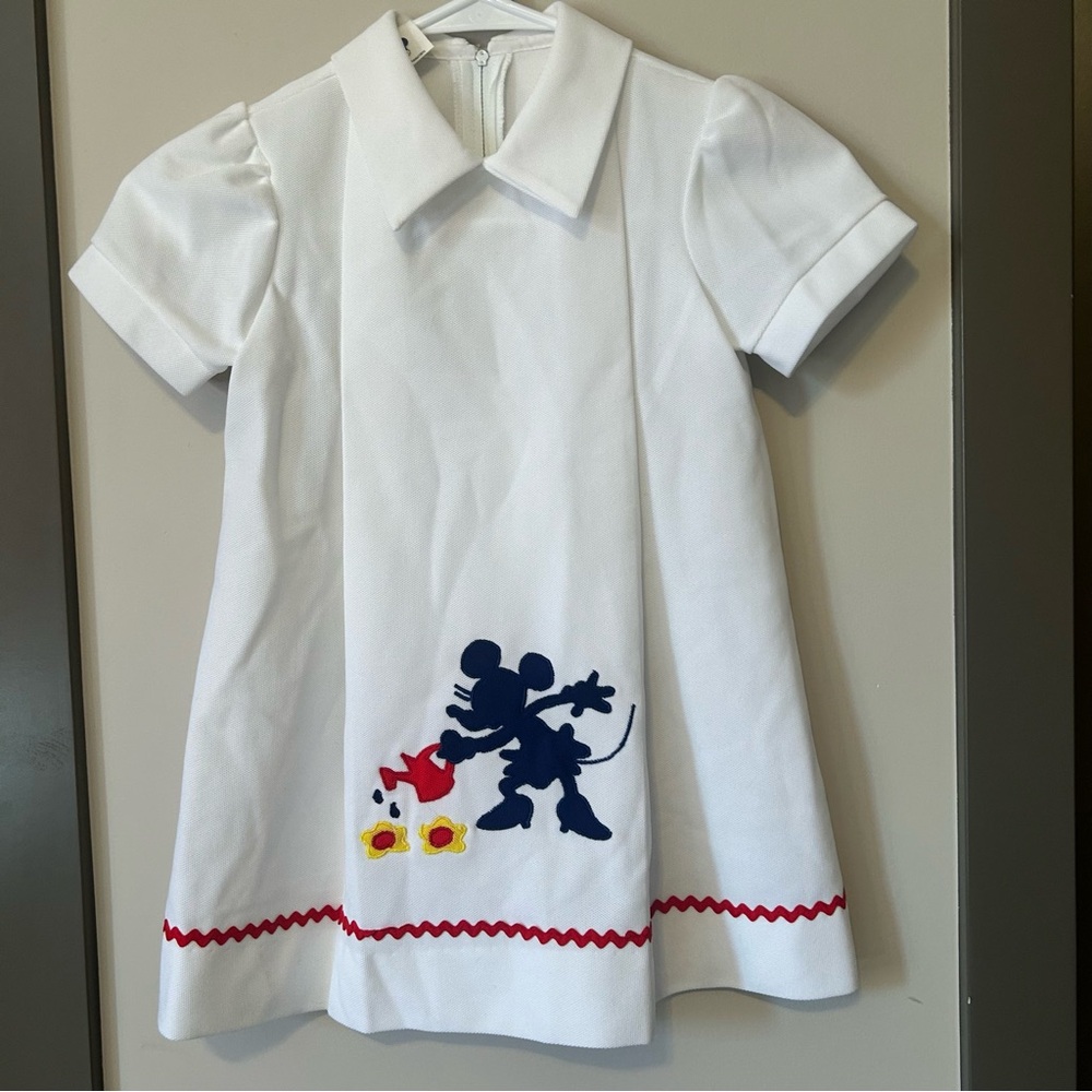 Vintage Walt Disney Rare 1970 s Dress. Girls Size 6. Union Made in USA